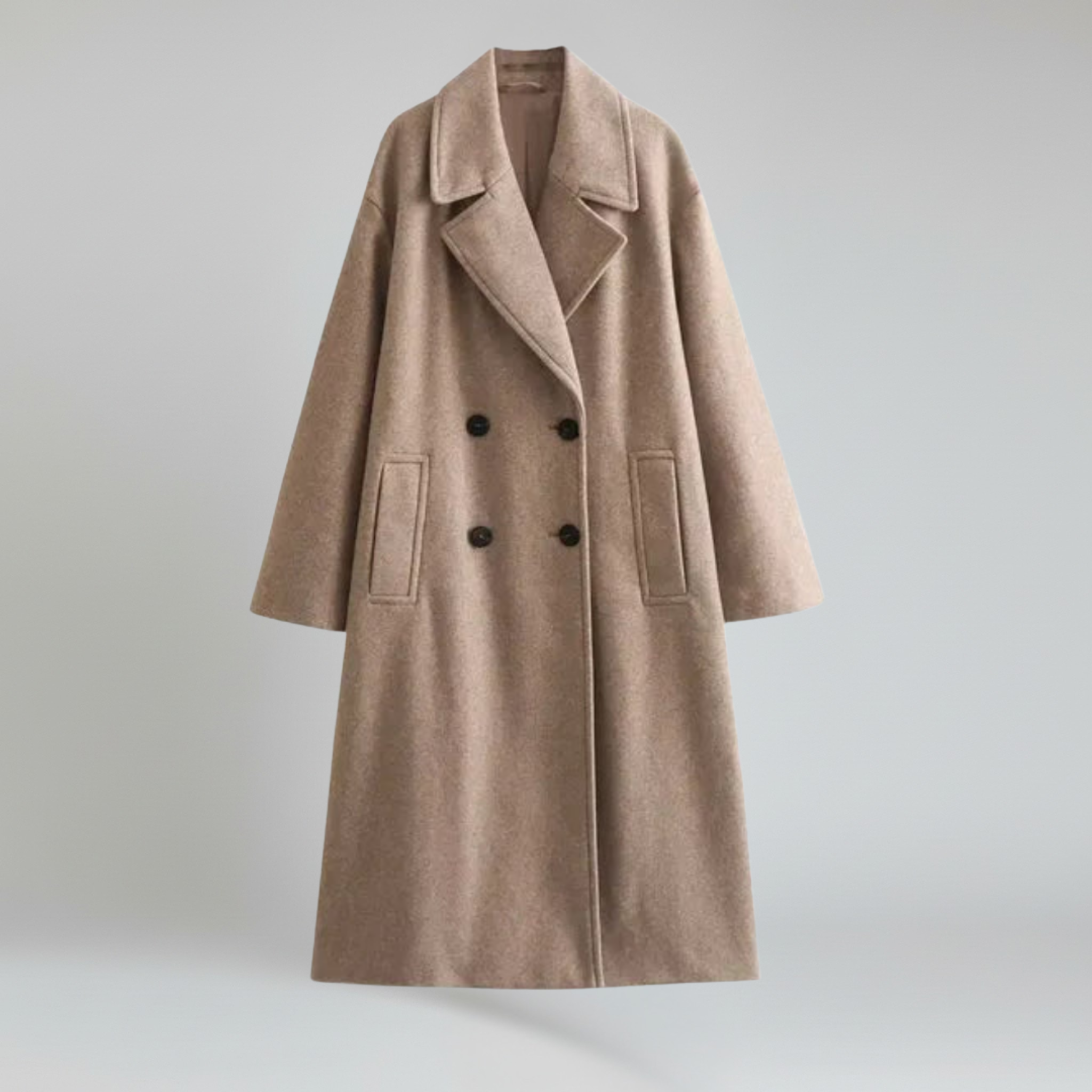 Abrigo de corte extragrande: prenda minimalista esencial para el invierno 4