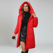 Abrigo largo de plumas – Aislamiento grueso – Estilo informal de invierno 0