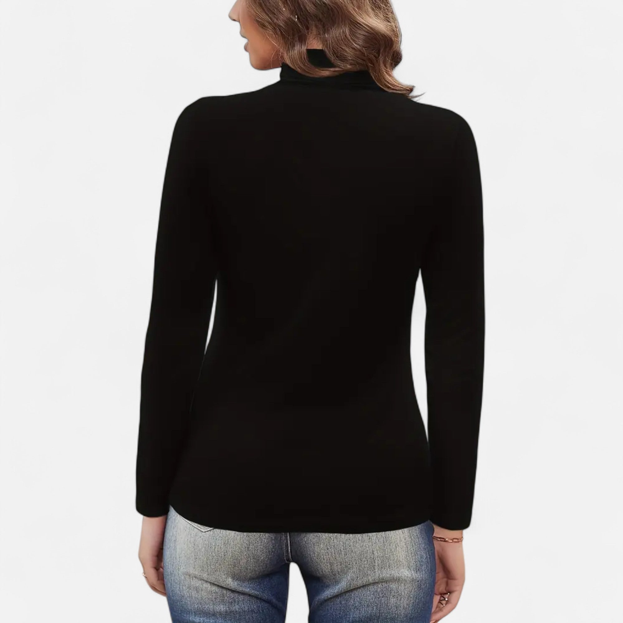Blusa de cuello alto con detalle fruncido: estilo elegante para ir a la oficina o a la cena. 8