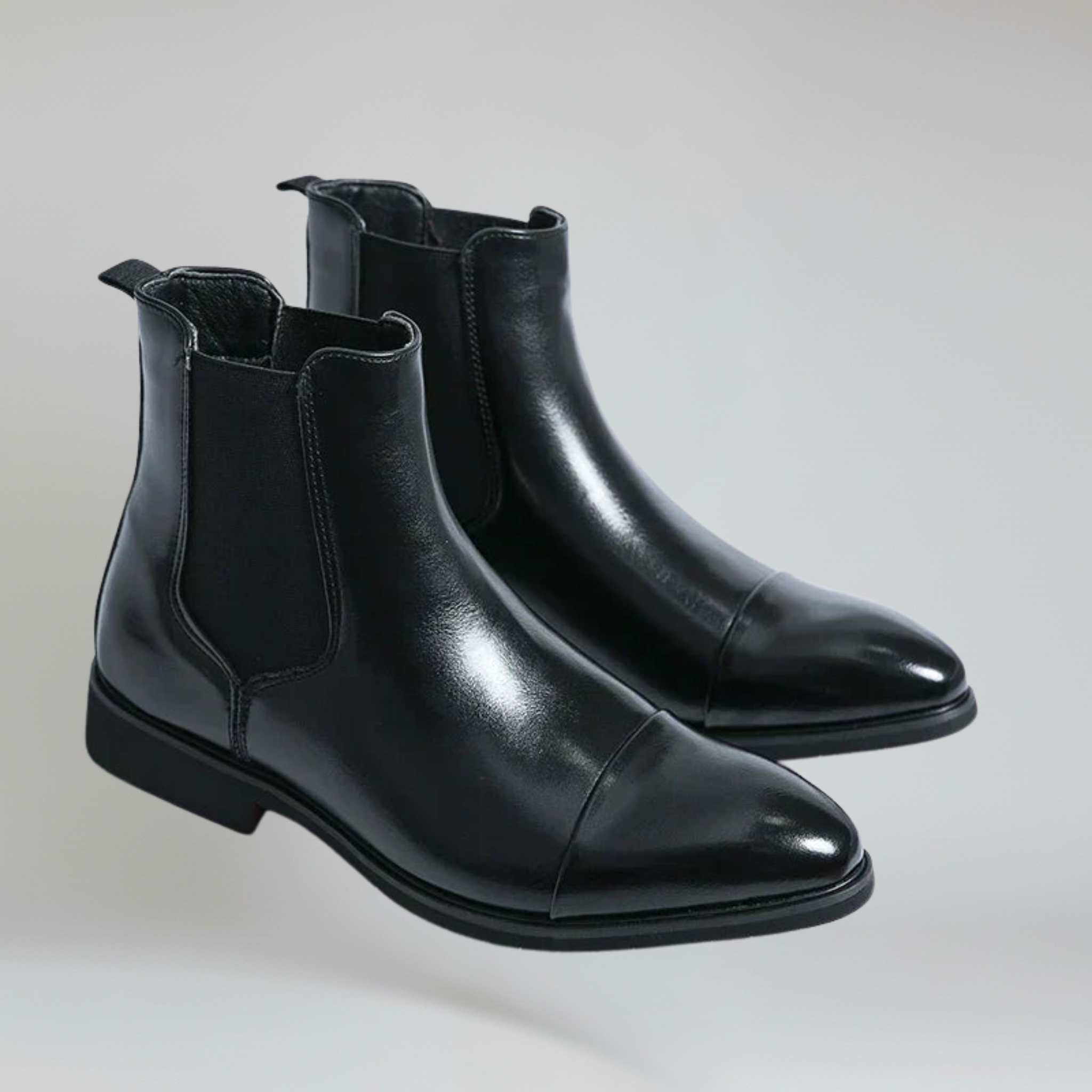 Botas Chelsea de vestir sin cordones para hombre 1