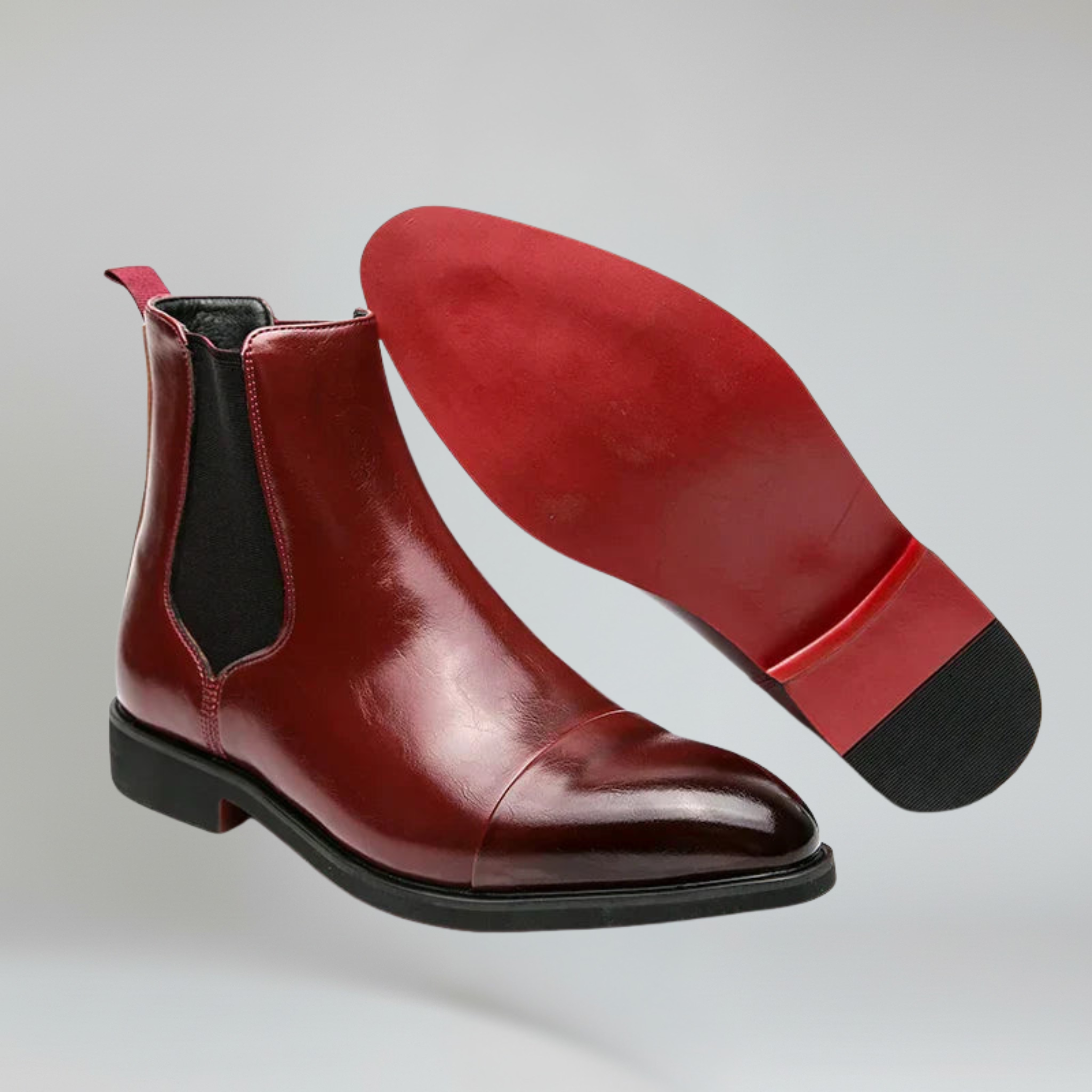 Botas Chelsea de vestir sin cordones para hombre 2