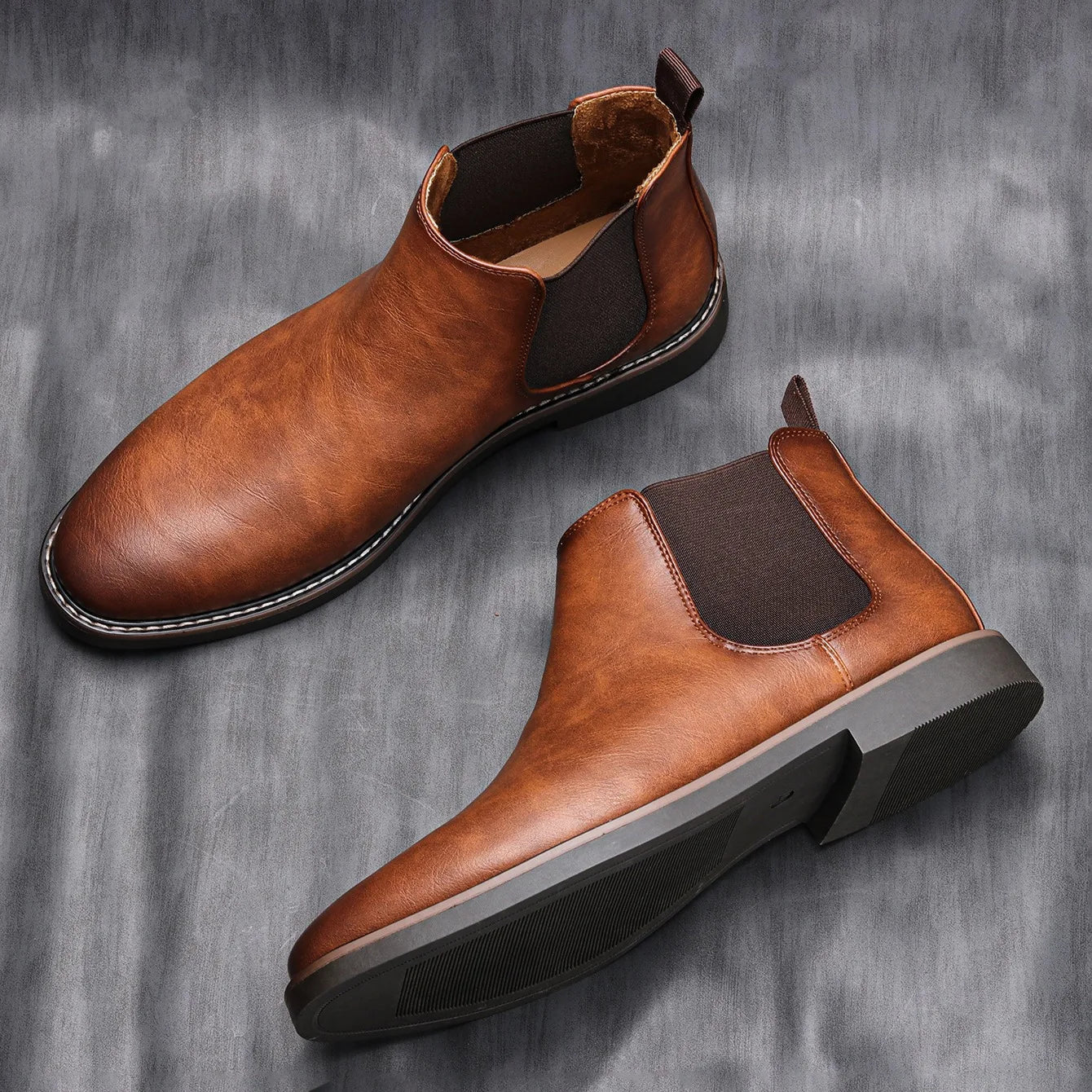 Botas Chelsea para hombre: comodidad y amortiguación, estilo versátil y atemporal 4