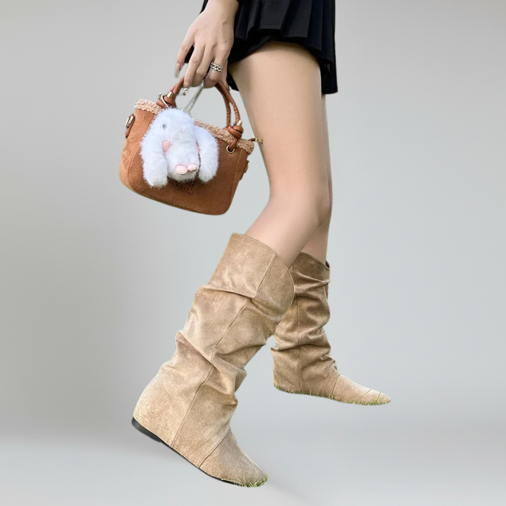 Botas altas hasta el muslo para mujer 2