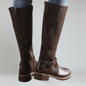 Botas clásicas hasta la rodilla con hebilla para mujer 5