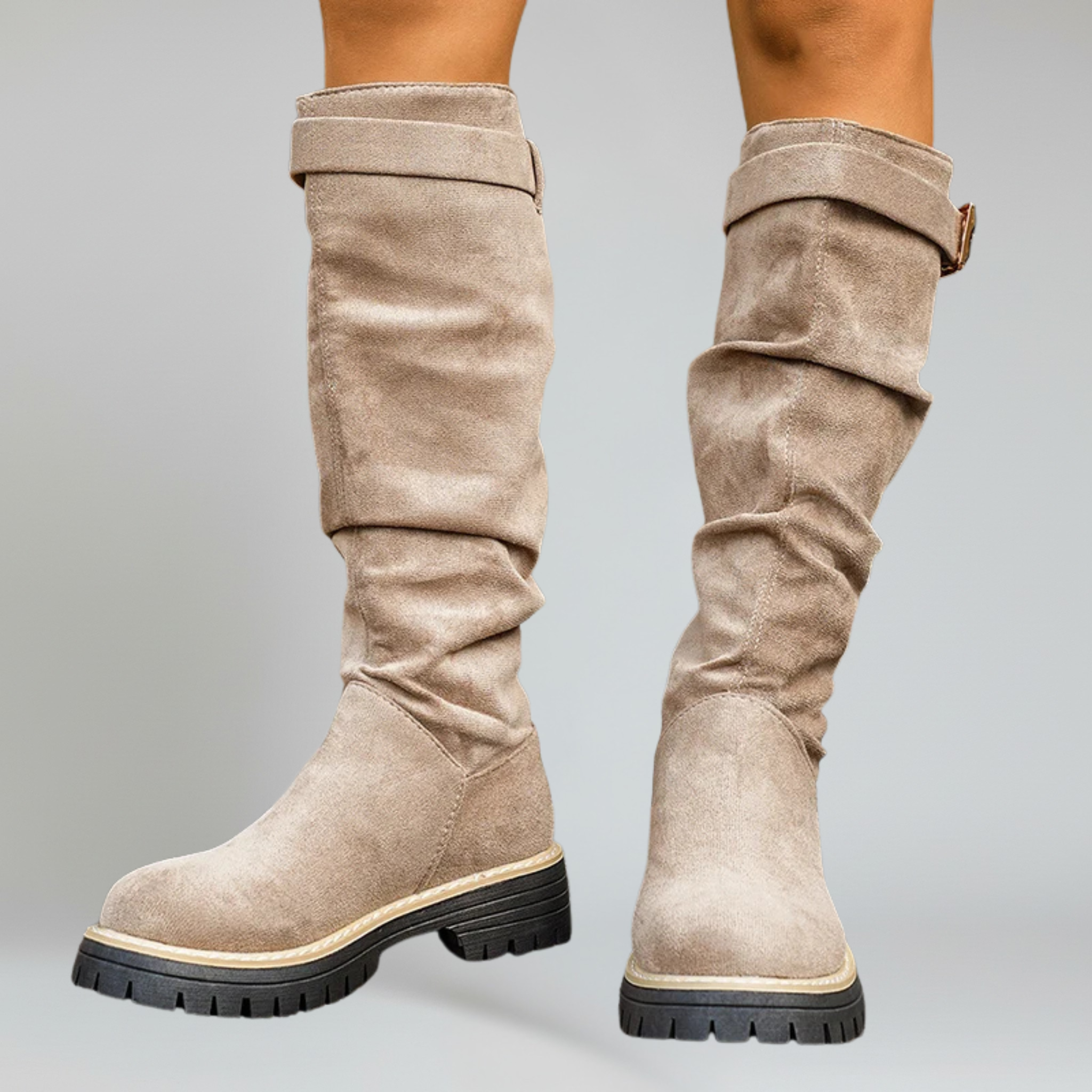 Botas negras hasta la rodilla para mujer 5