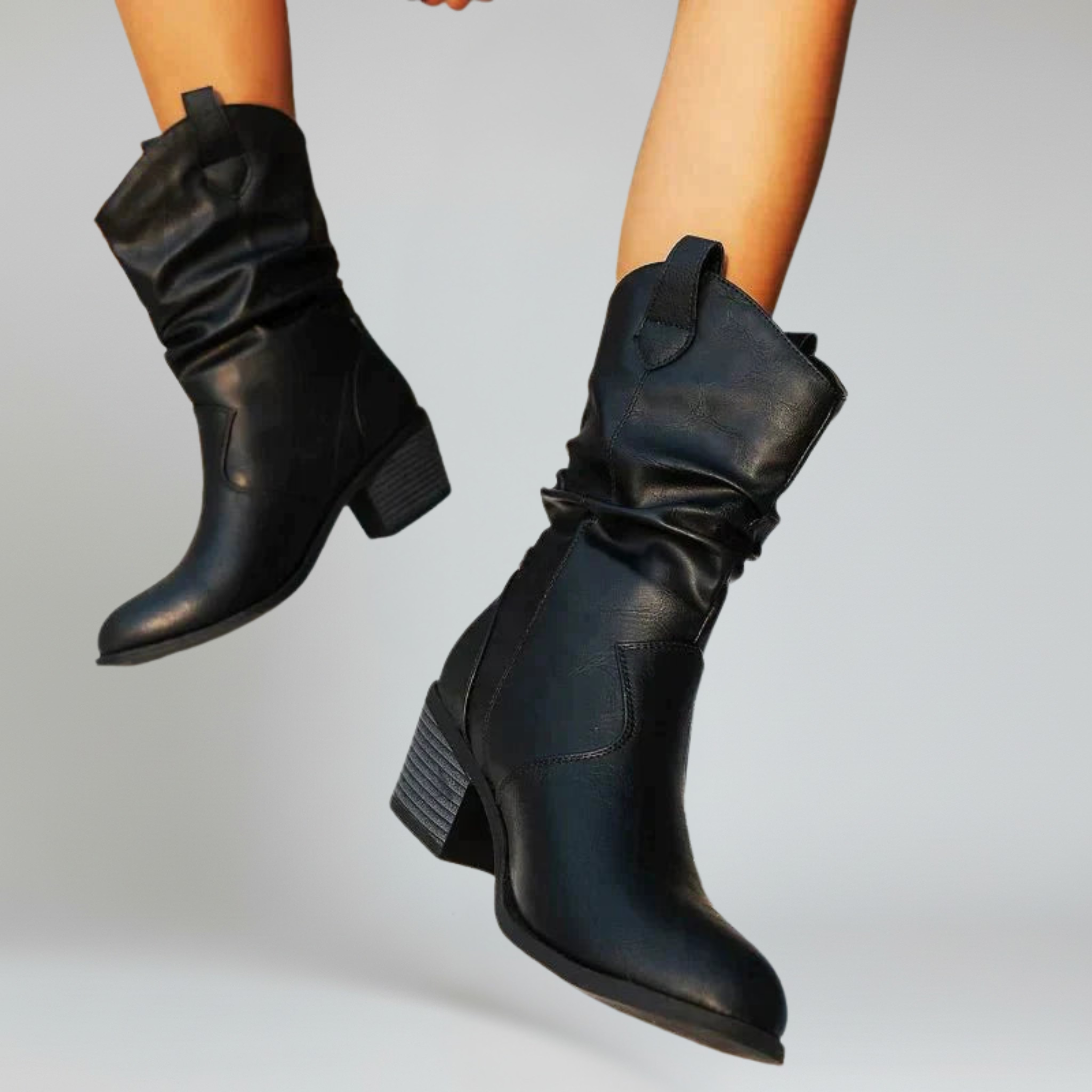 Botas vaqueras de tacón ancho: estilo chic otoñal 0