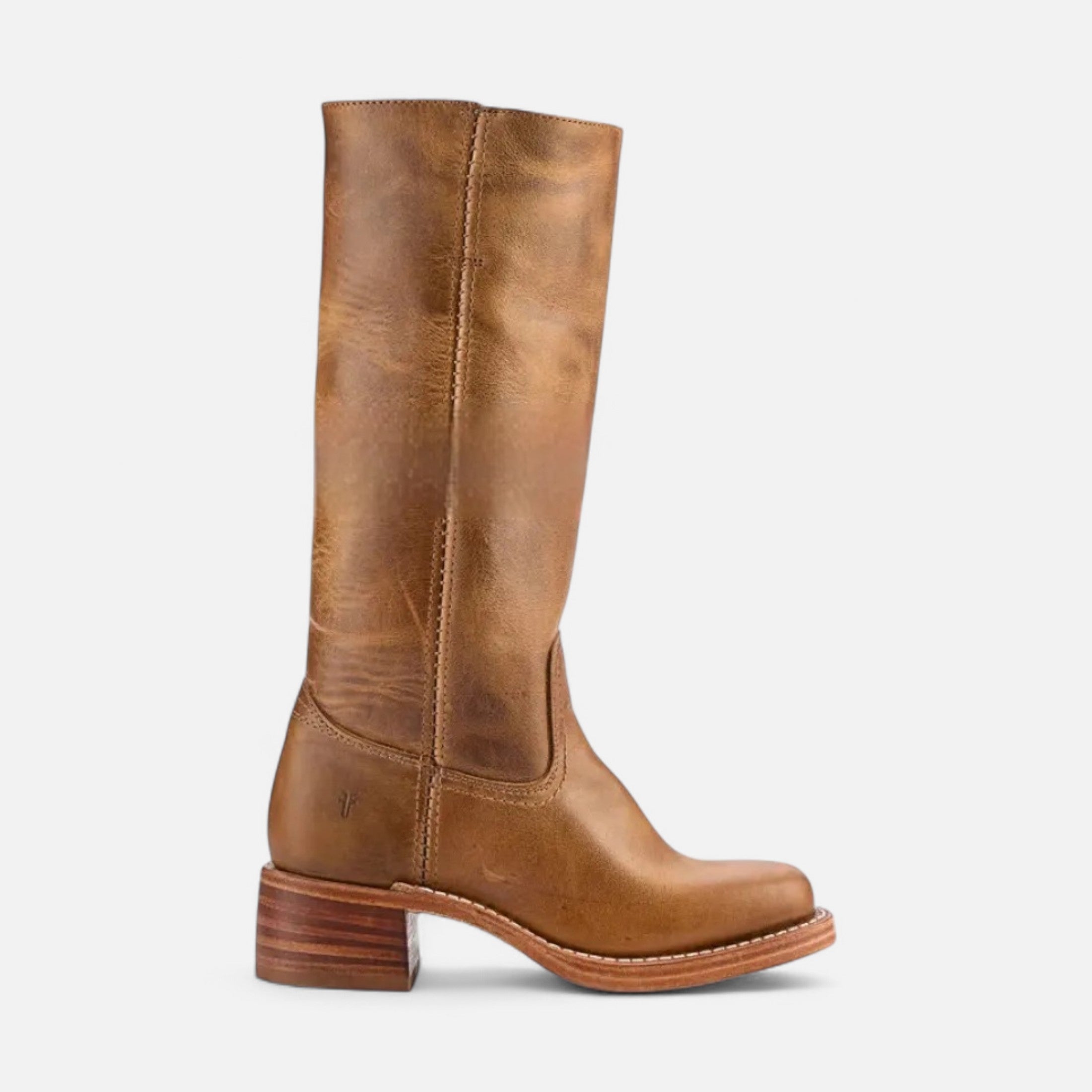 Botas vaqueras hasta la rodilla – Tacón grueso – Estilo western chic 0