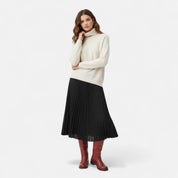 Botas vaqueras hasta la rodilla – Tacón grueso – Estilo western chic 2