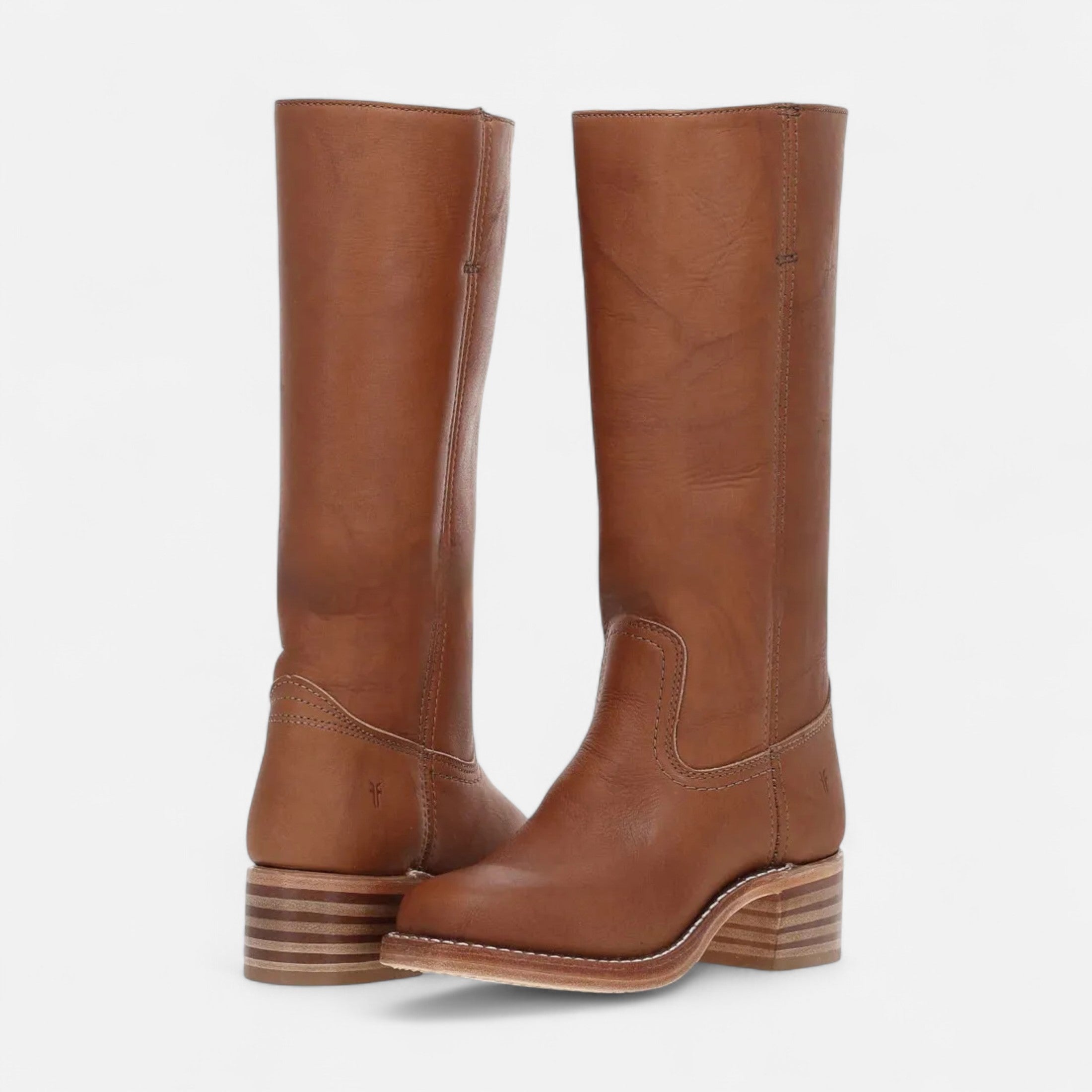 Botas vaqueras hasta la rodilla – Tacón grueso – Estilo western chic 6
