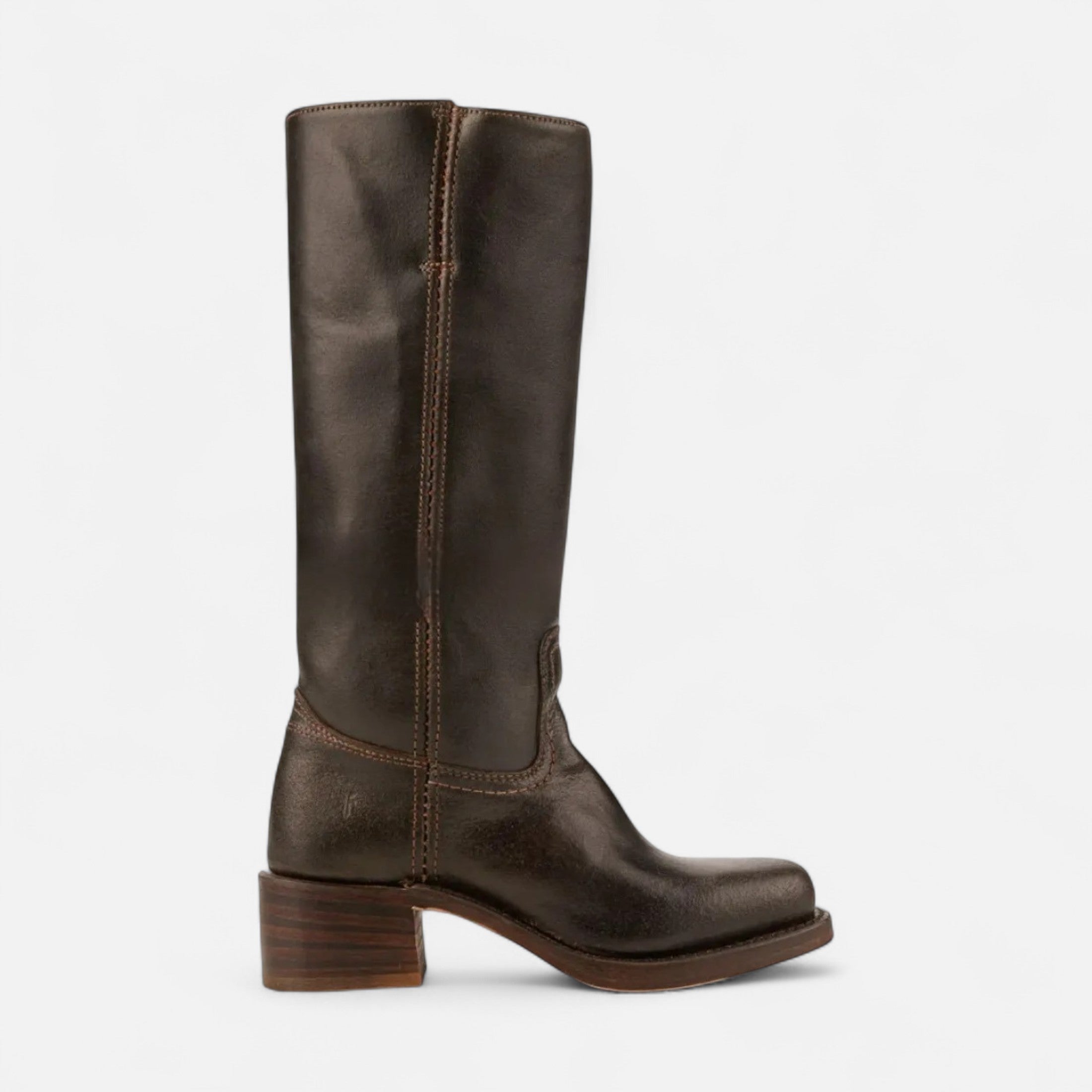 Botas vaqueras hasta la rodilla – Tacón grueso – Estilo western chic 9