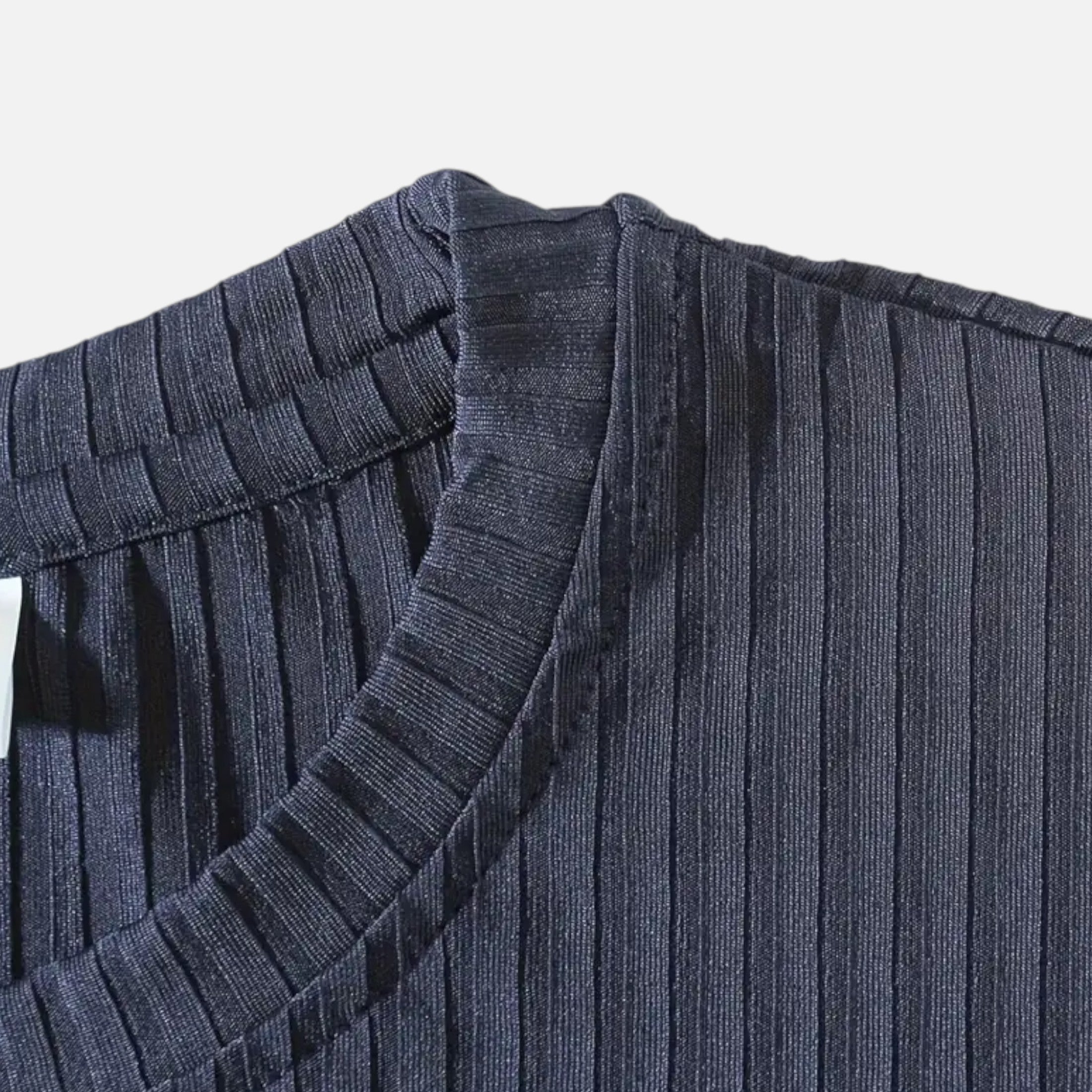 Camiseta de manga larga acanalada – Tejido suave – Sofisticación informal 4