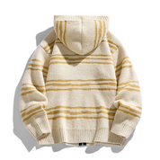 Cárdigan con capucha de punto suave para un invierno cómodo e informal 8