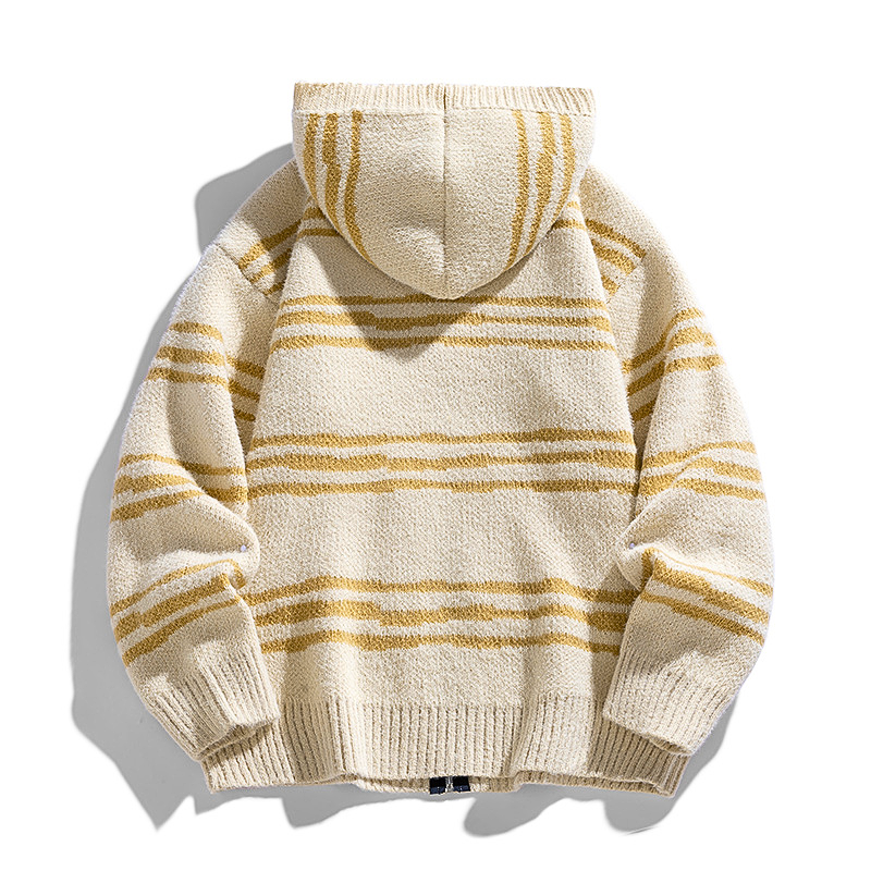 Cárdigan con capucha de punto suave para un invierno cómodo e informal 8