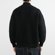 Cárdigan con cremallera – Punto texturizado – Básico informal elegante 5