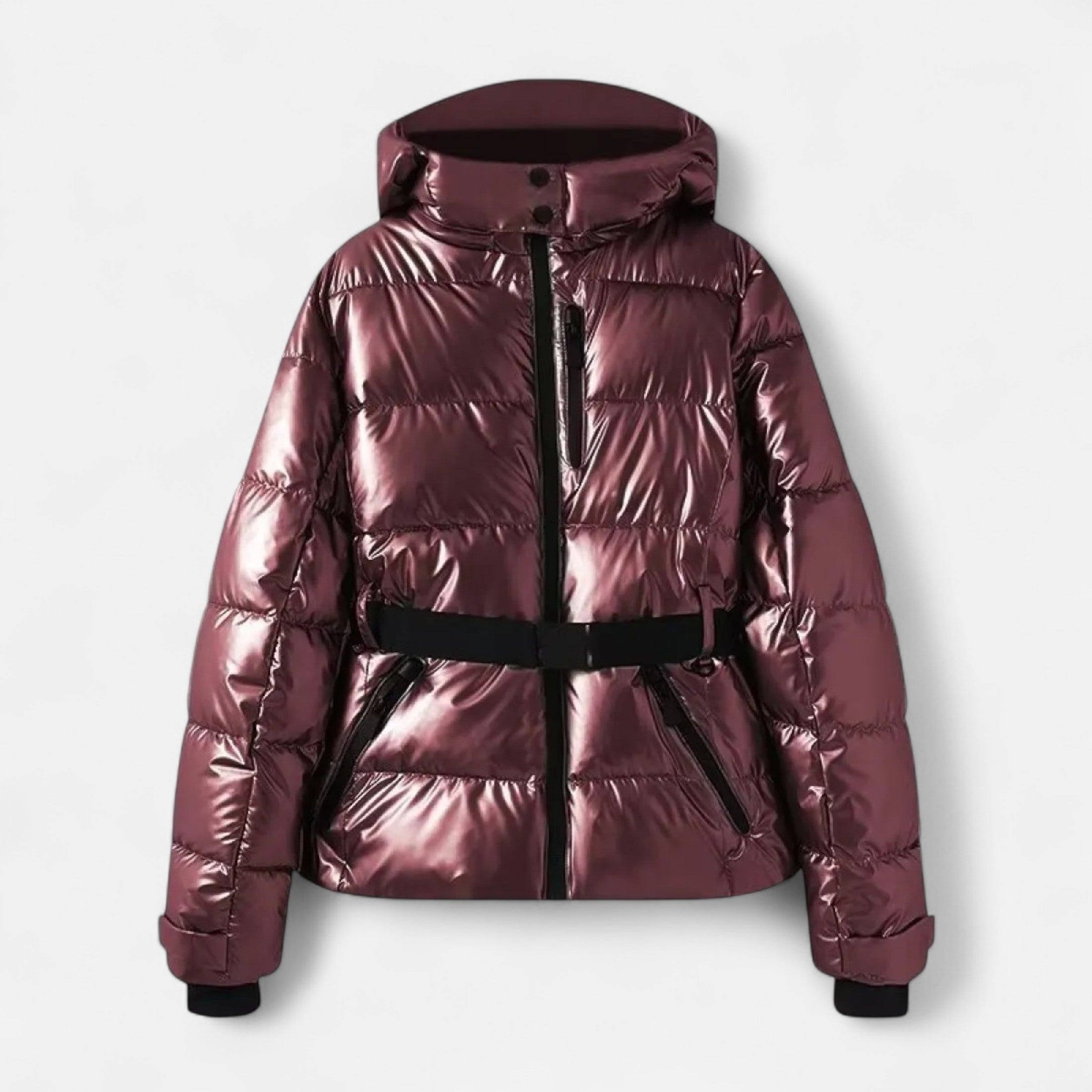 Chaqueta acolchada con cinturón ajustable: un básico elegante para el invierno 5