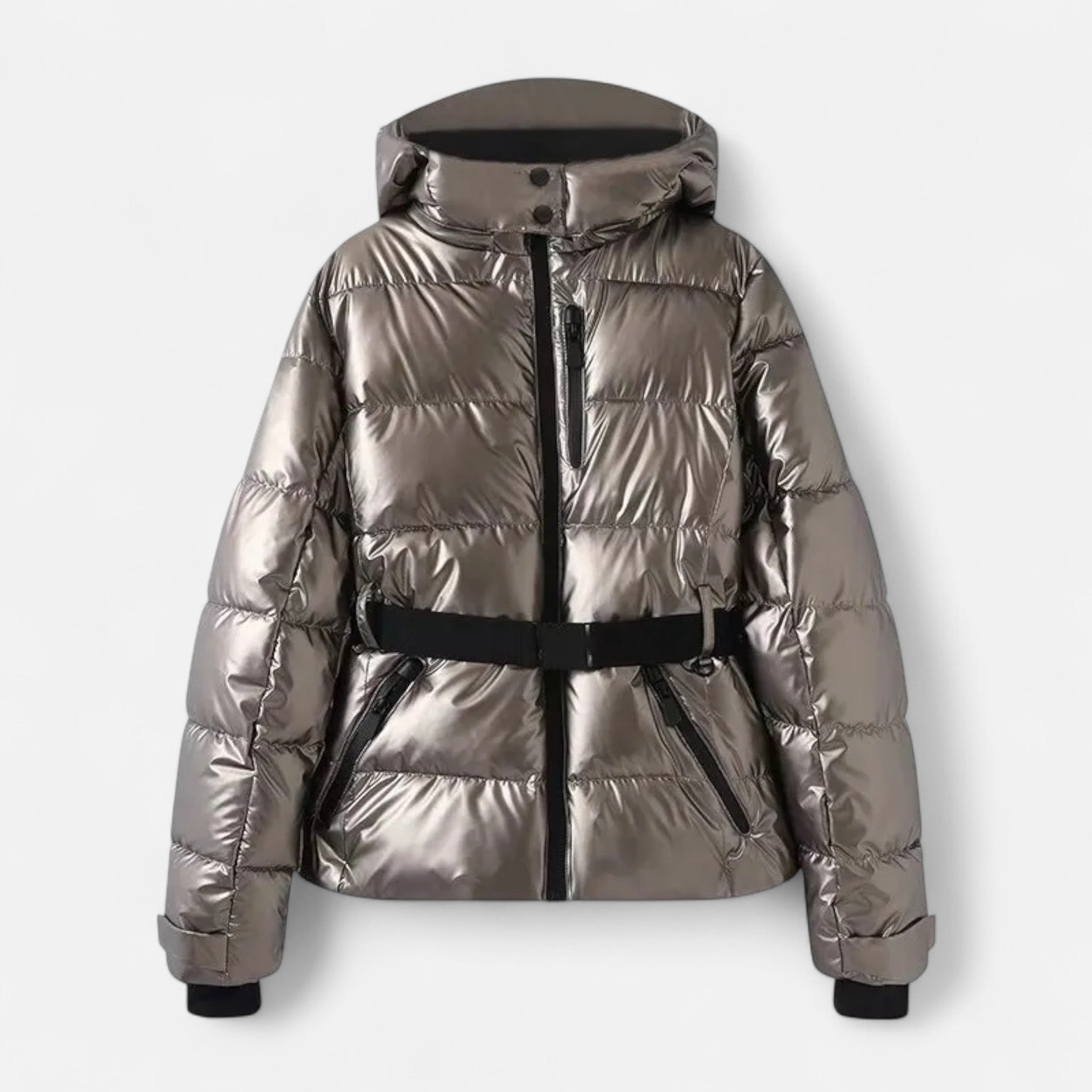 Chaqueta acolchada con cinturón ajustable: un básico elegante para el invierno 6