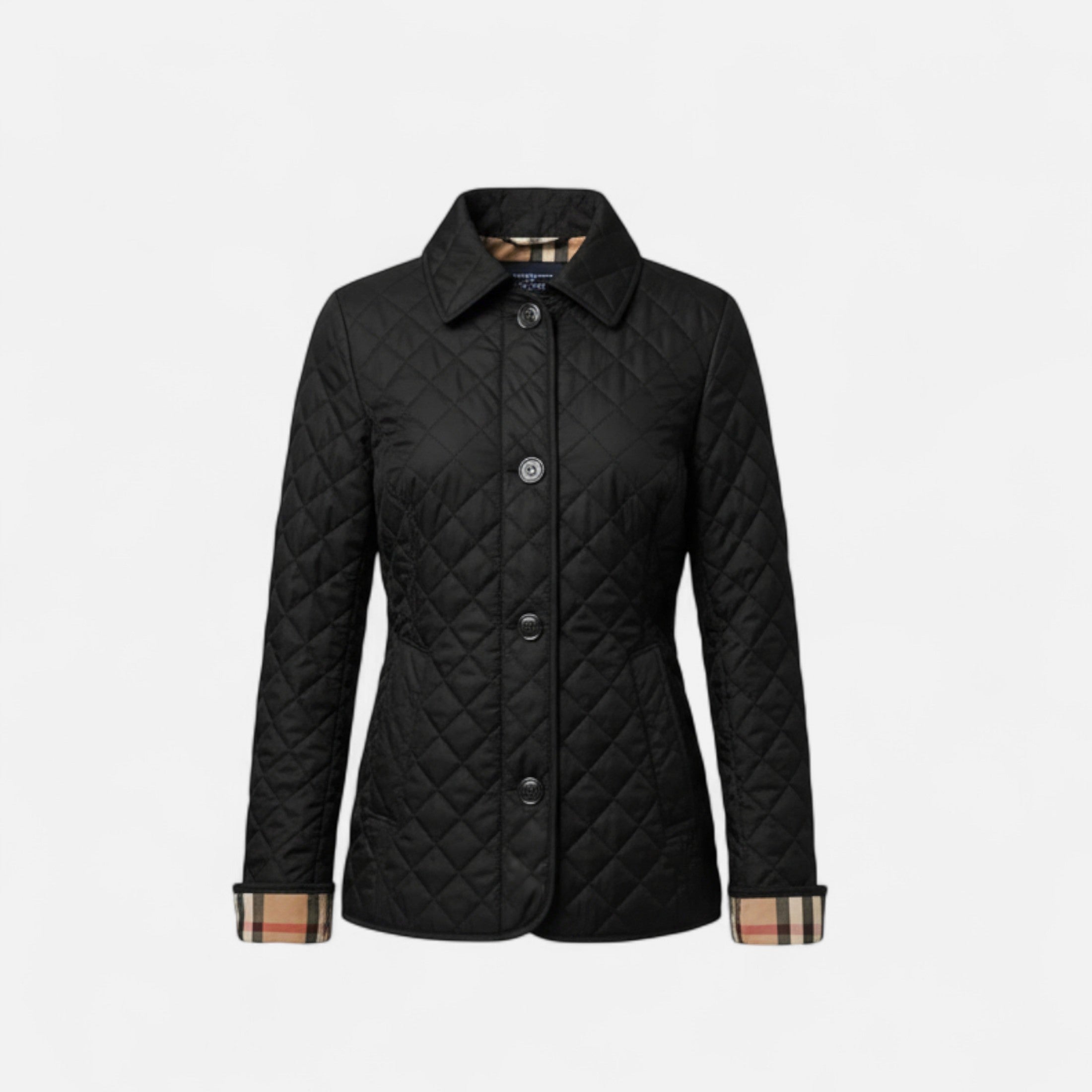 Chaqueta acolchada de corte entallado para un estilo elegante de invierno 4