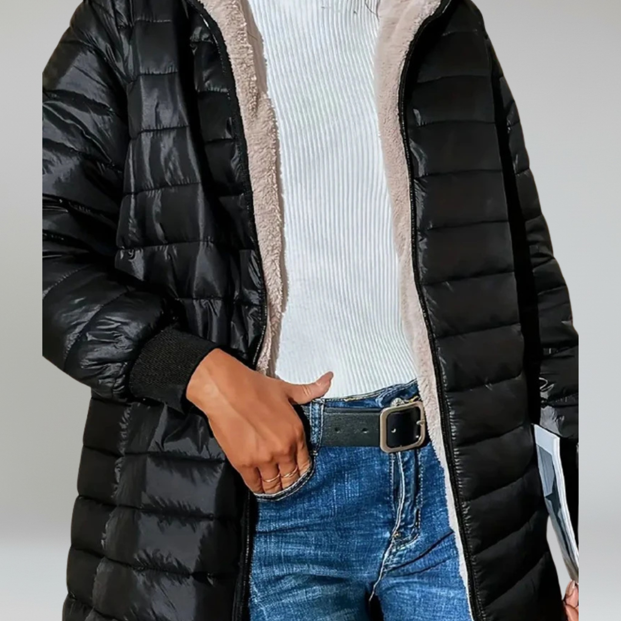 Chaqueta con capucha – Polar suave – Imprescindible para la oficina y el tiempo libre 2