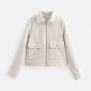 Chaqueta con cuello de solapa – Diseño ligero – Imprescindible elegante para el invierno 0