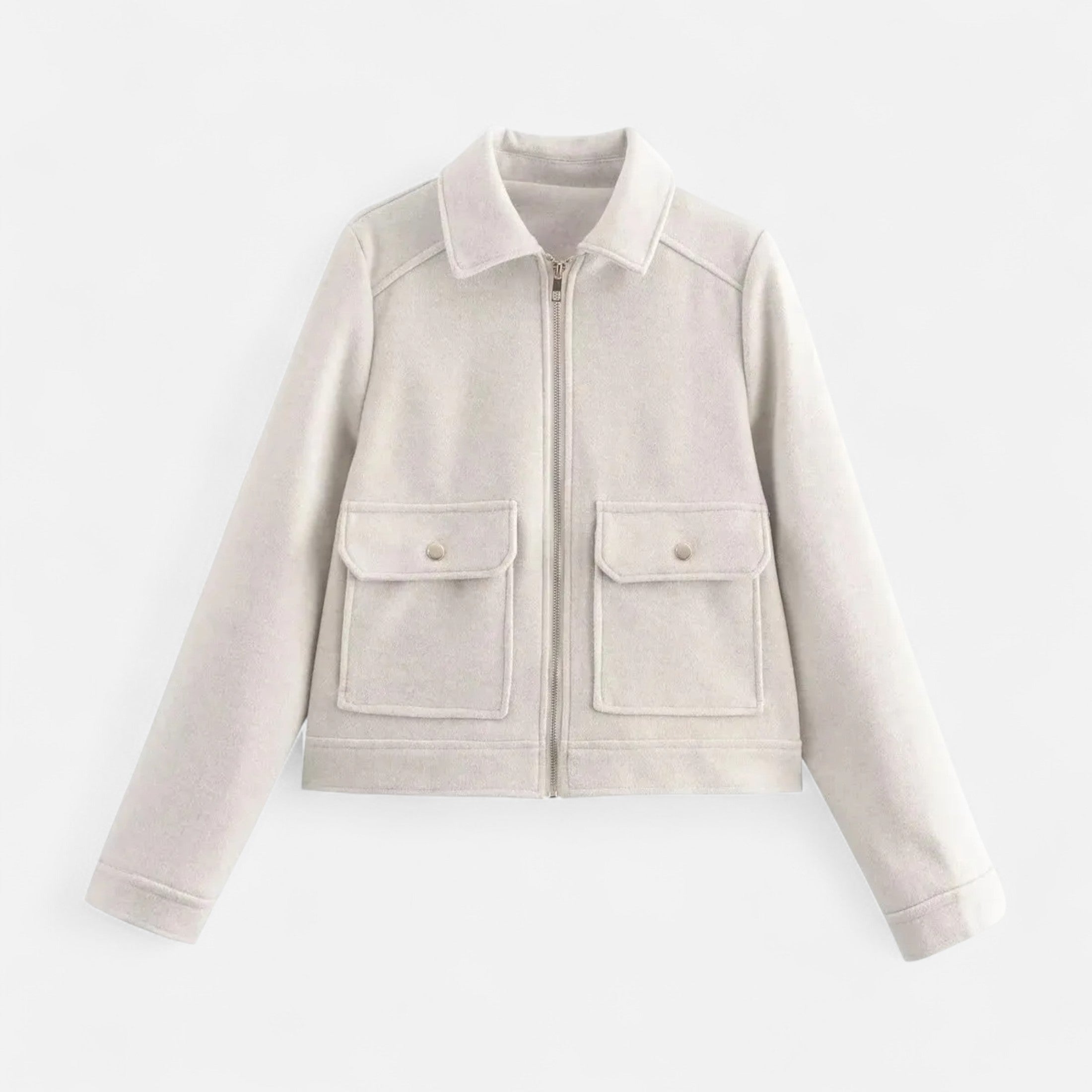 Chaqueta con cuello de solapa – Diseño ligero – Imprescindible elegante para el invierno 0