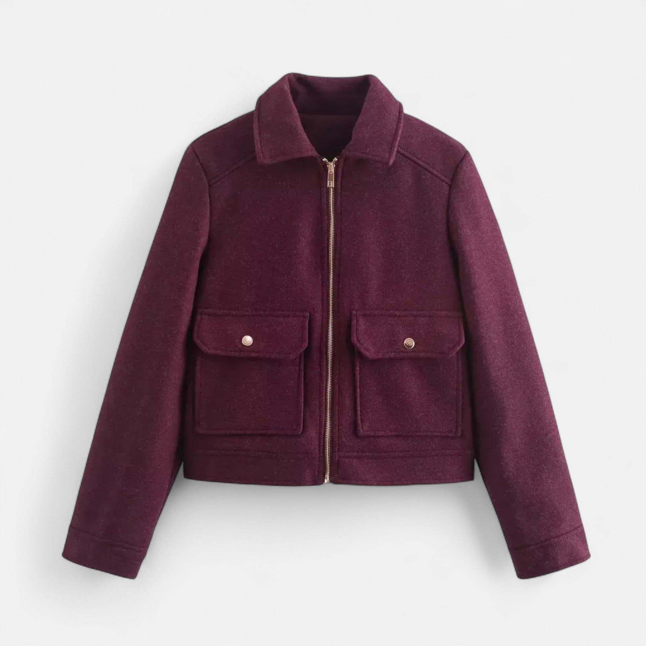 Chaqueta con cuello de solapa – Diseño ligero – Imprescindible elegante para el invierno 4