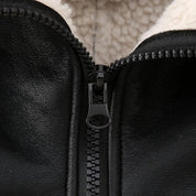 Chaqueta con forro de piel de oveja – Estilo urbano de invierno 5