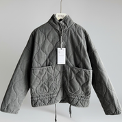 Chaqueta de algodón – Diseño acolchado vintage – Estilo de capas sencillo 8