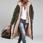 Chaqueta de invierno de doble cara – Relleno de algodón grueso – Estilo elegante 0