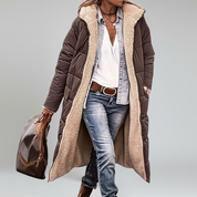 Chaqueta de invierno de doble cara – Relleno de algodón grueso – Estilo elegante 1