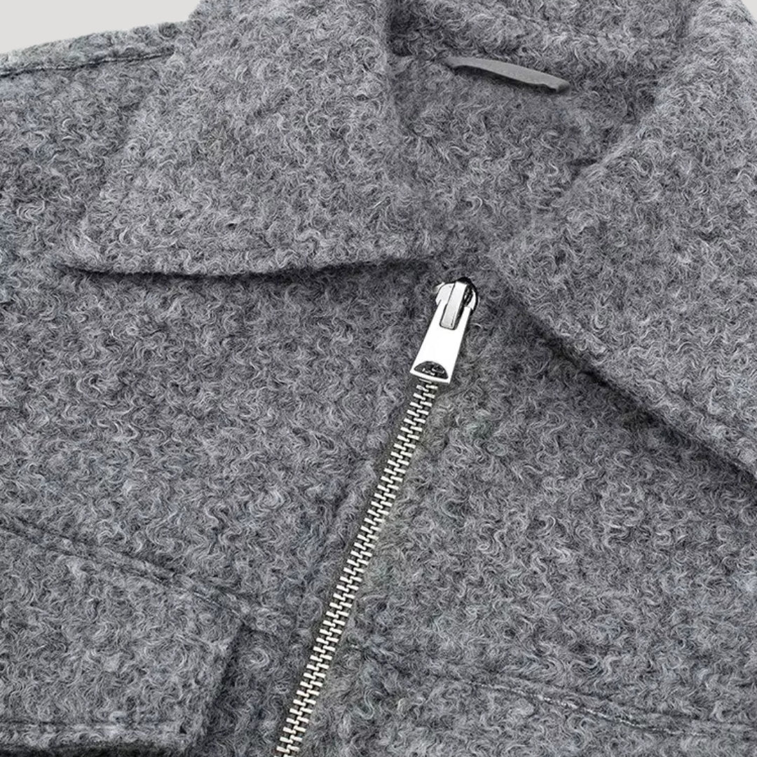 Chaqueta de lana – Corte corto – Estilo casual elegante 4