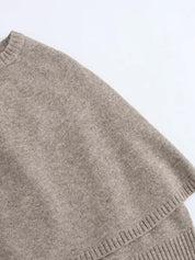 Chaqueta de mujer con diseño de capa de punto 5