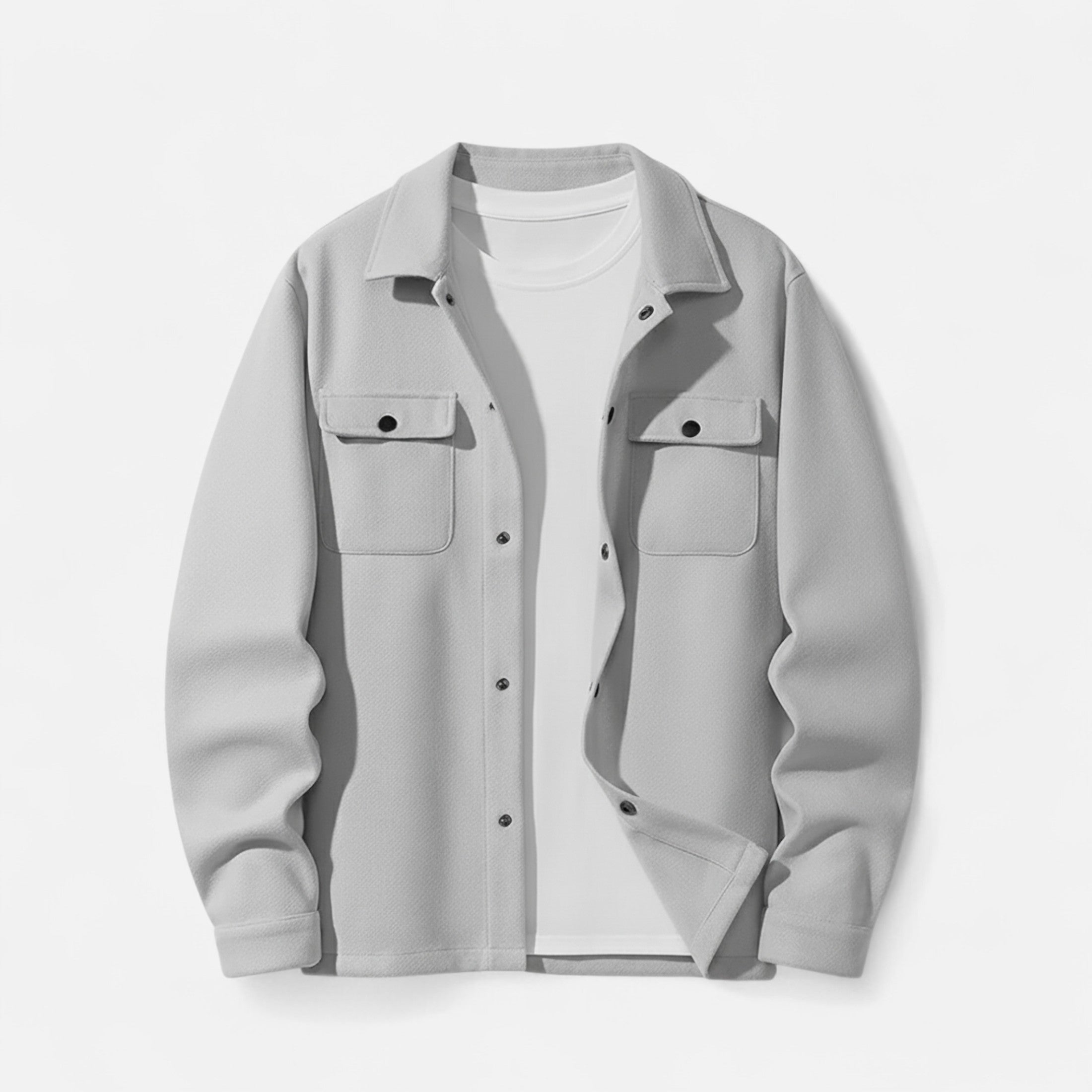 Chaqueta de tweed con solapa clásica: estilo masculino atemporal 13