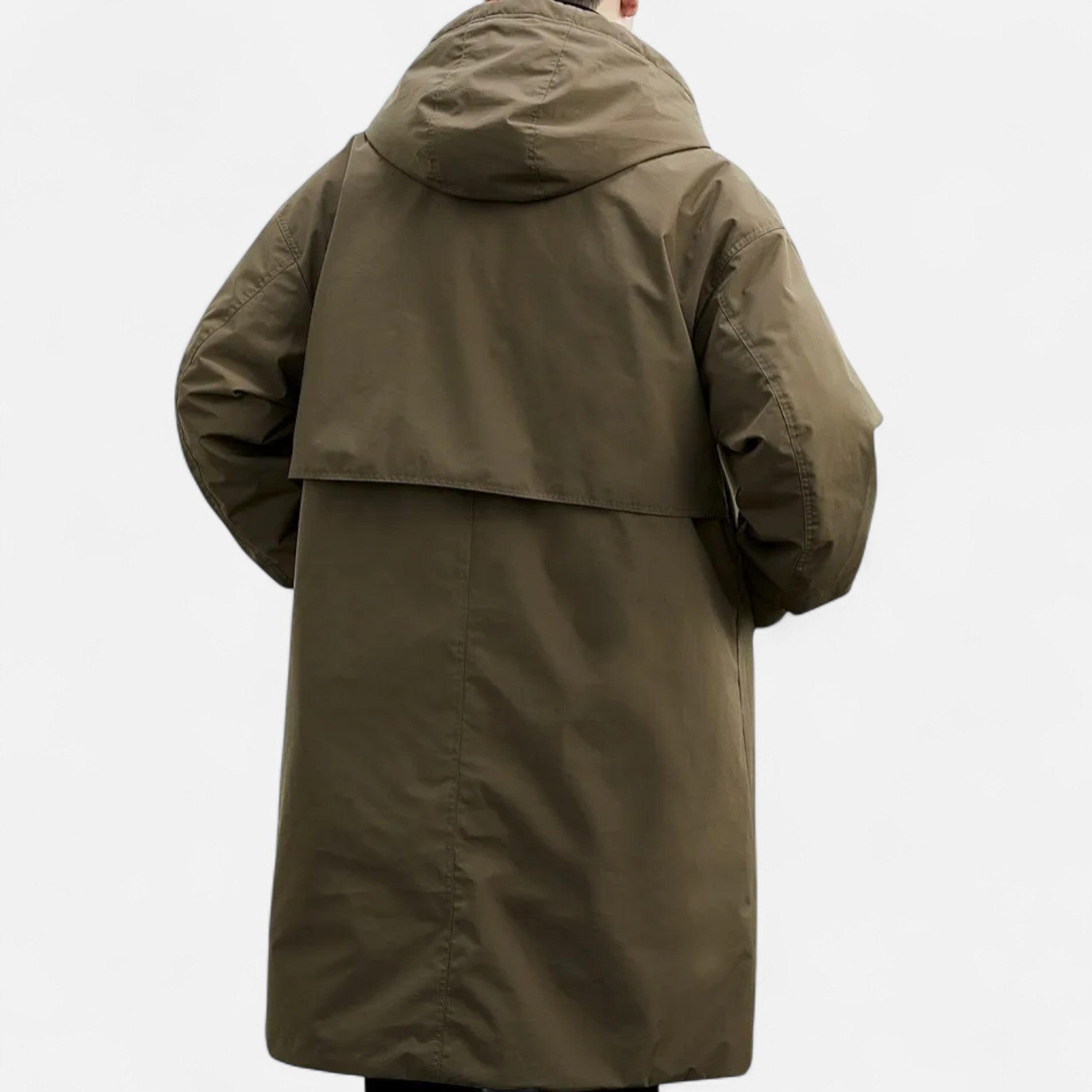 Chaqueta impermeable larga con capucha: prenda esencial y elegante para el invierno. 4