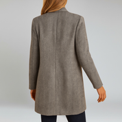 Chaqueta informal estampada de manga larga para mujer 1