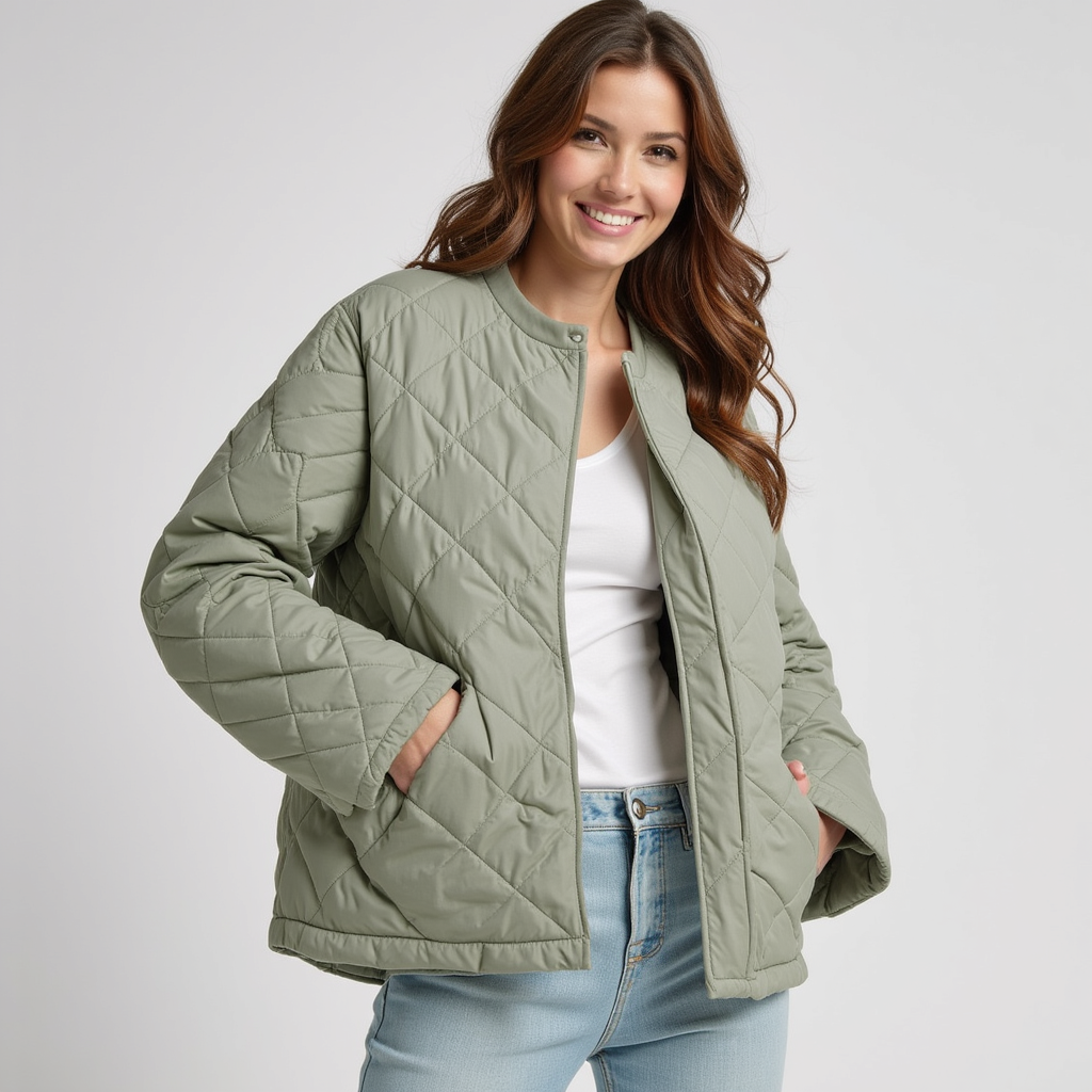 Chaqueta ligera – Diseño acolchado – Estilo casual para el día a día 1