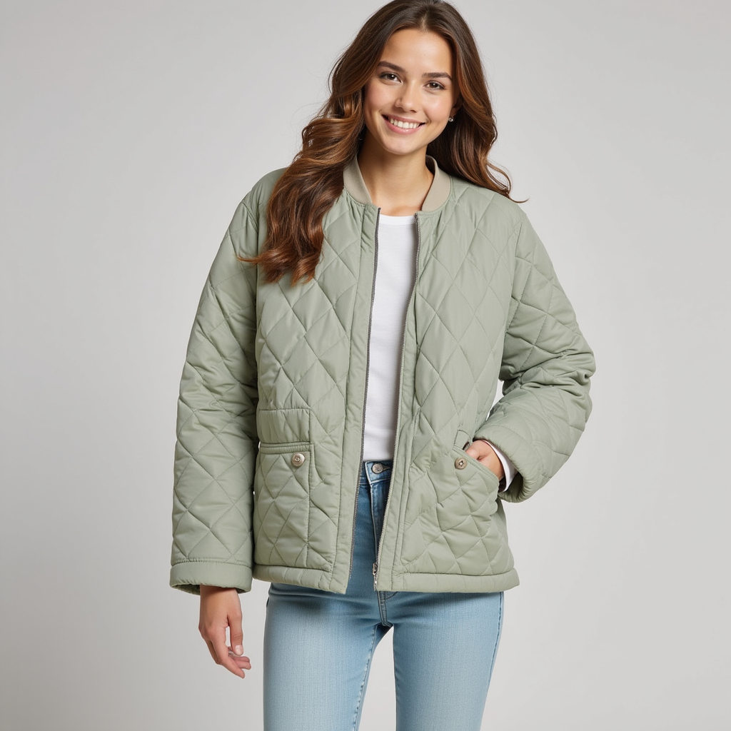 Chaqueta ligera – Diseño acolchado – Estilo casual para el día a día 2