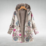 Chaqueta polar con estampado floral: una capa acogedora para el día a día 0