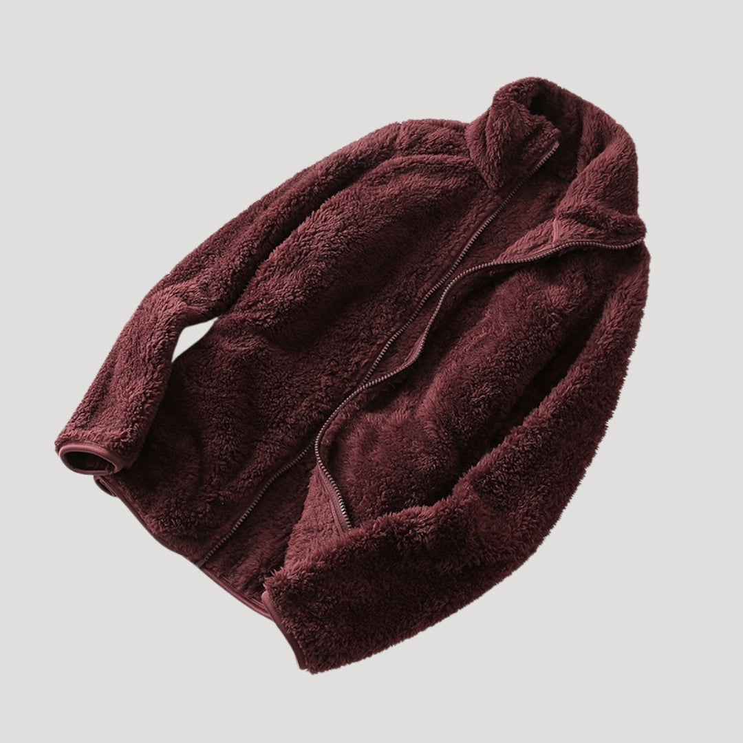 Chaqueta polar de textura ultrasuave para un estilo informal y cómodo en invierno. 13