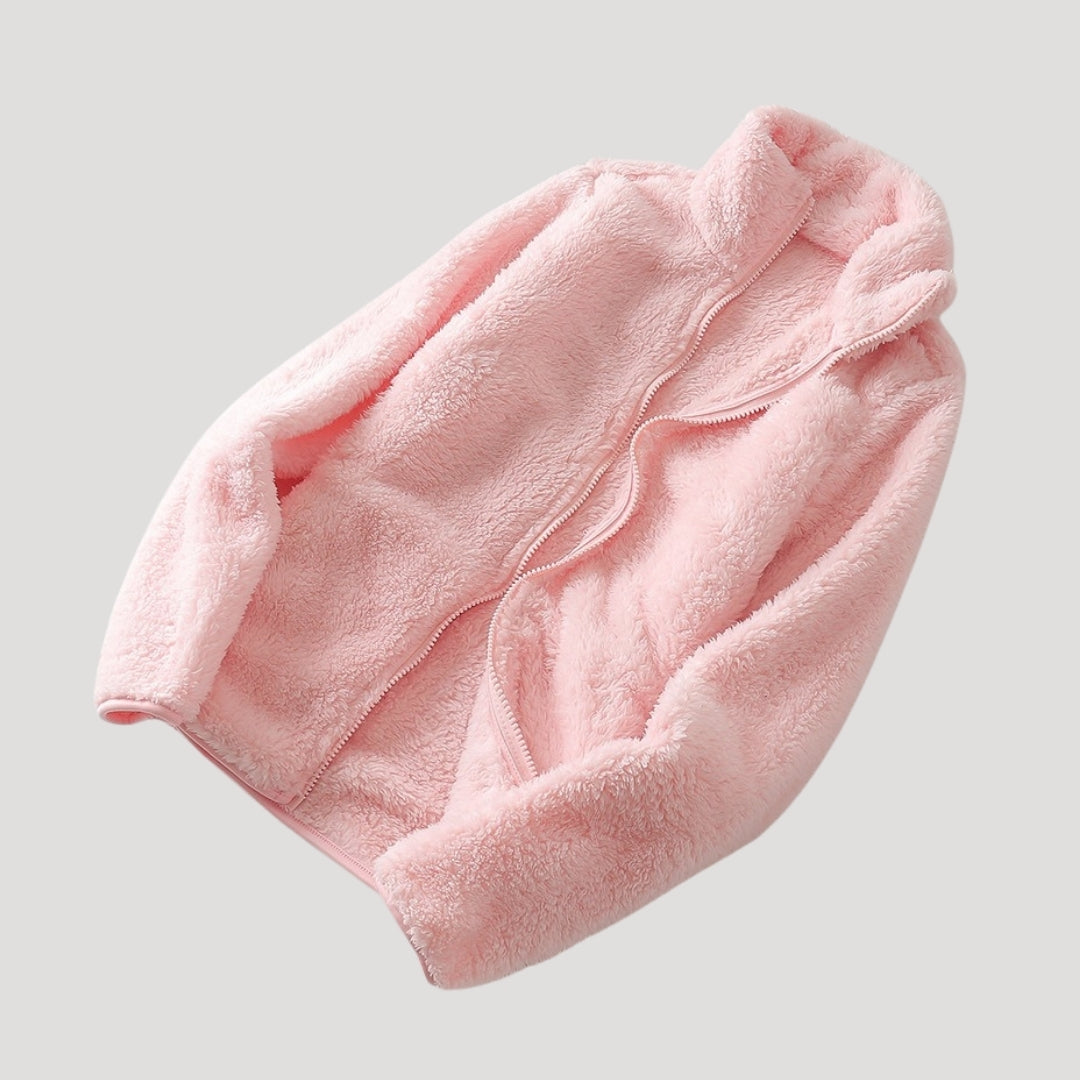 Chaqueta polar de textura ultrasuave para un estilo informal y cómodo en invierno. 6