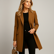 Gabardina cruzada para mujer 0