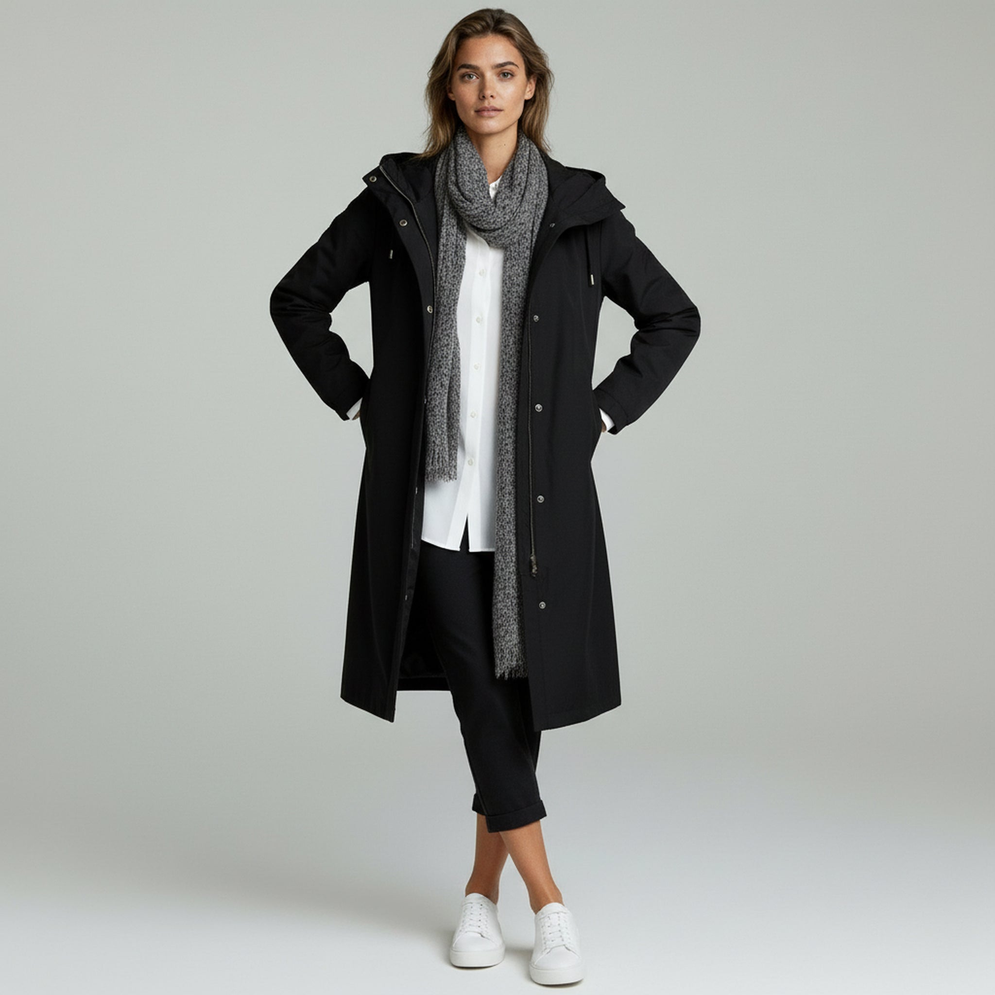 Impermeable – Corte extragrande – Estilo urbano ligero 1