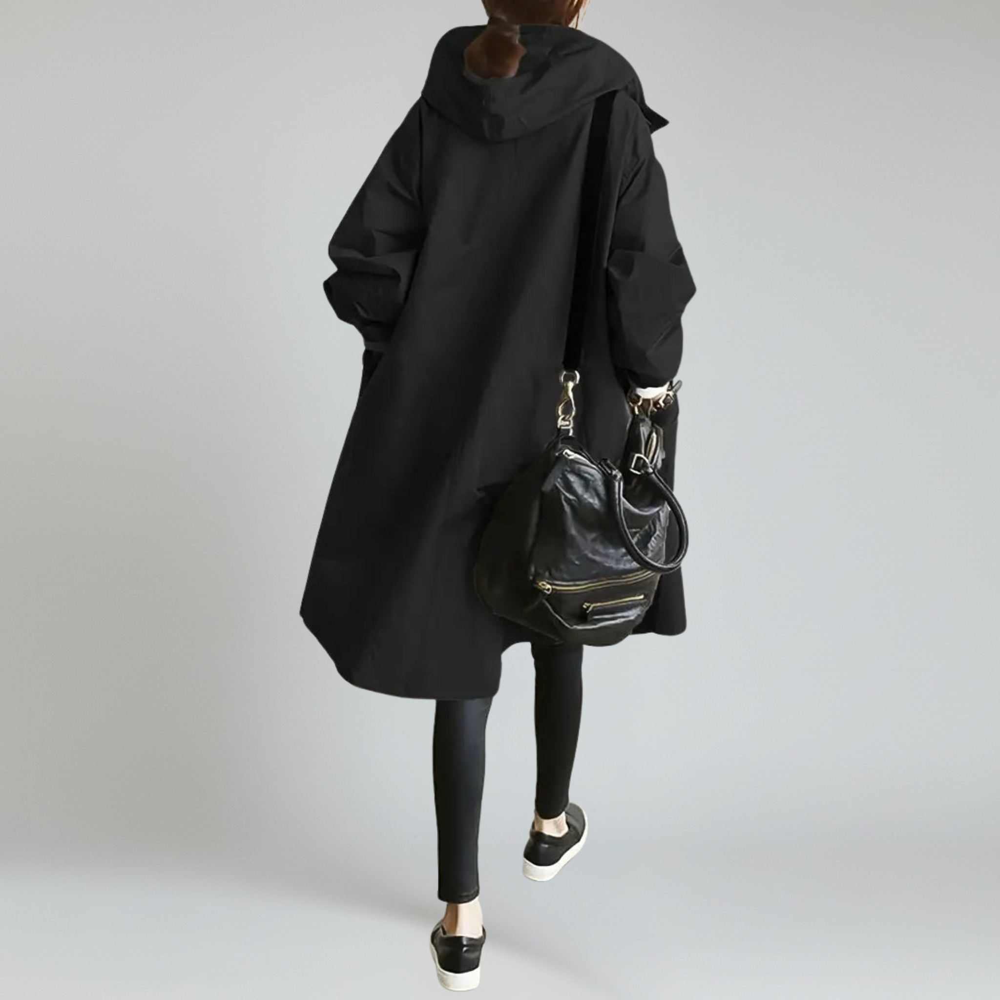 Impermeable – Corte extragrande – Estilo urbano ligero 2