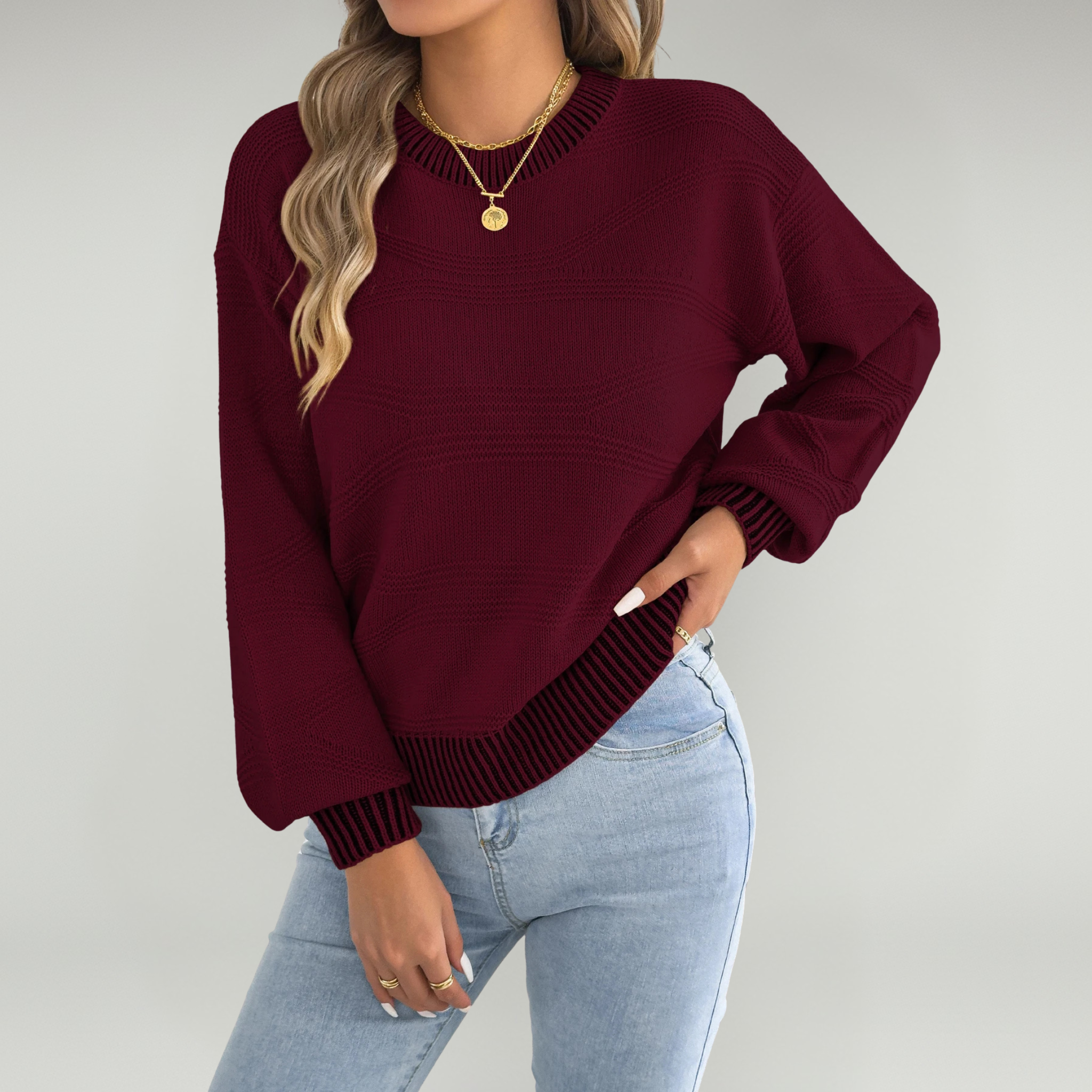 Jersey de punto con diseño de rayas: una prenda esencial para el otoño. 1