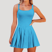 Minivestido – Falda plisada – Look casual de verano 11