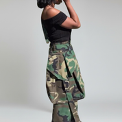 Pantalones cargo con bolsillo desmontable y cintura alta. Estilo urbano. 7