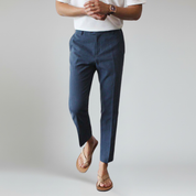 Pantalones de lino para hombre, corte entallado 3