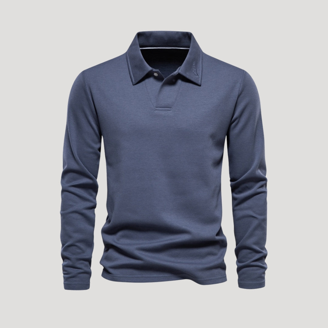 Polo de manga larga – Tejido de alto rendimiento – Ropa deportiva elegante y moderna 2