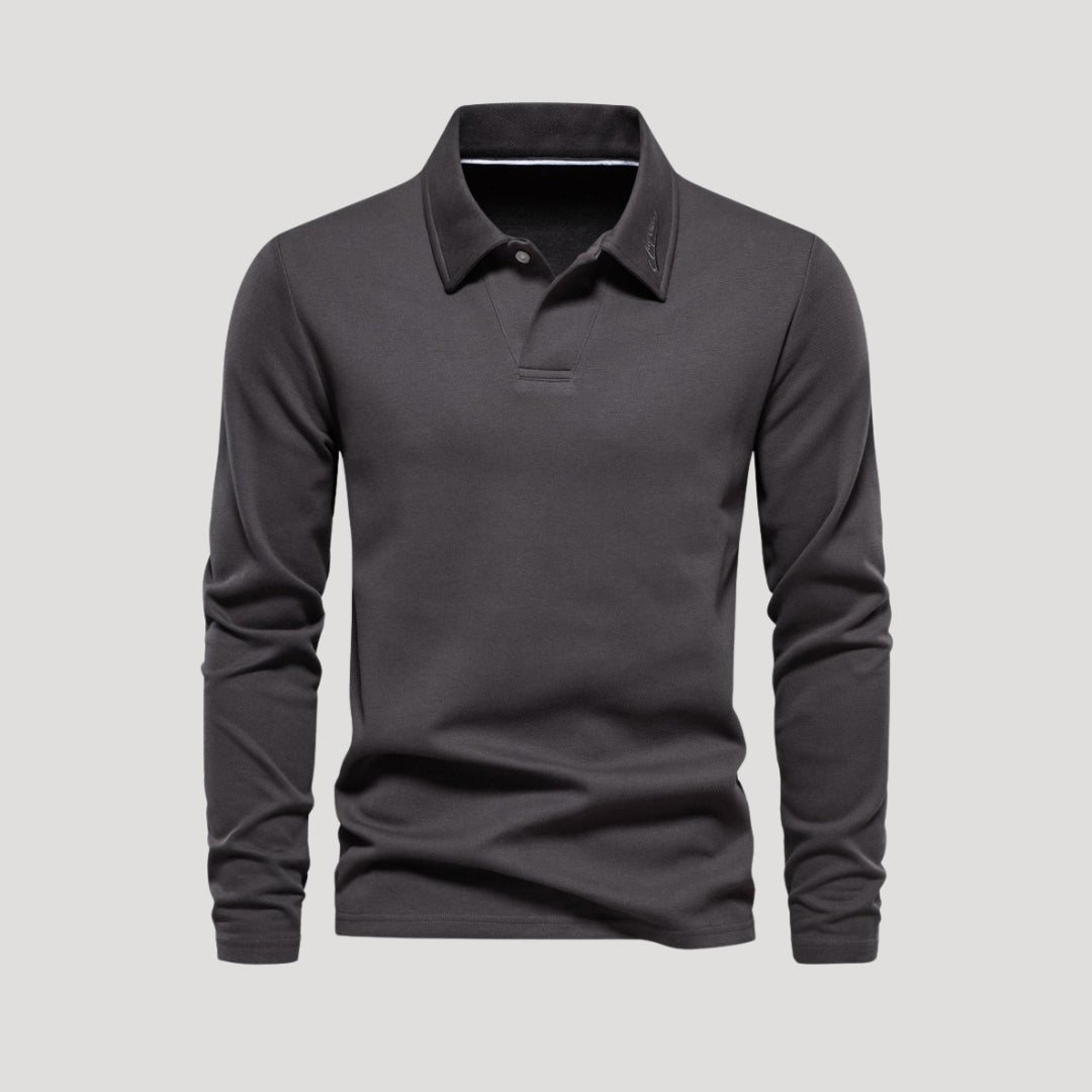 Polo de manga larga – Tejido de alto rendimiento – Ropa deportiva elegante y moderna 9