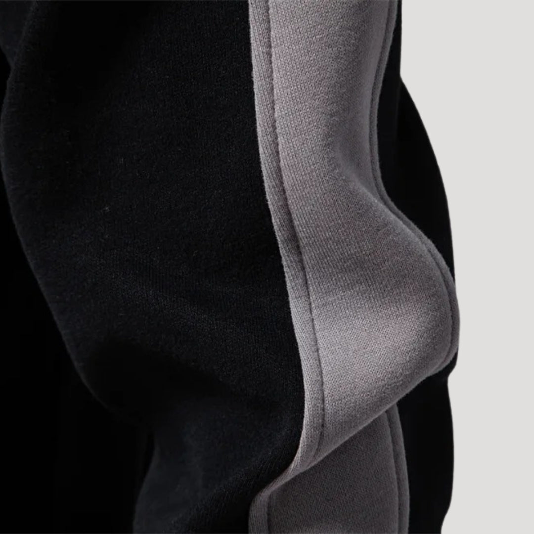 Sudadera con cremallera de un cuarto para hombre - Corte deportivo - Detalle en contraste en las mangas 4