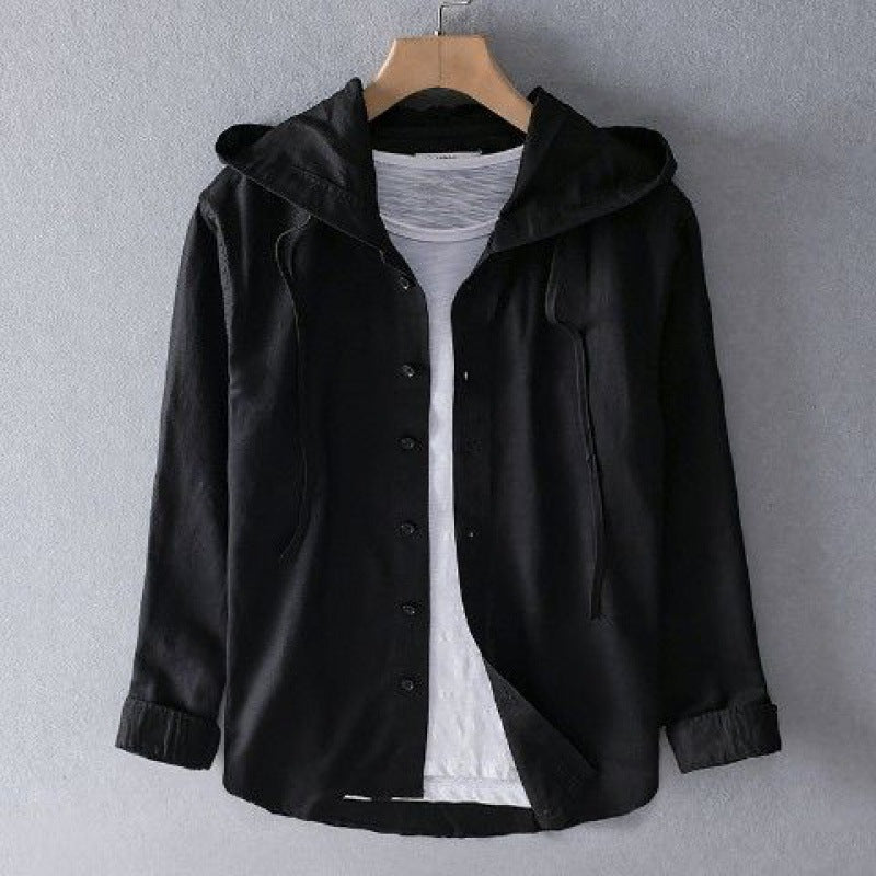 Sudadera de lino con capucha: capa ligera, estilo urbano informal 5